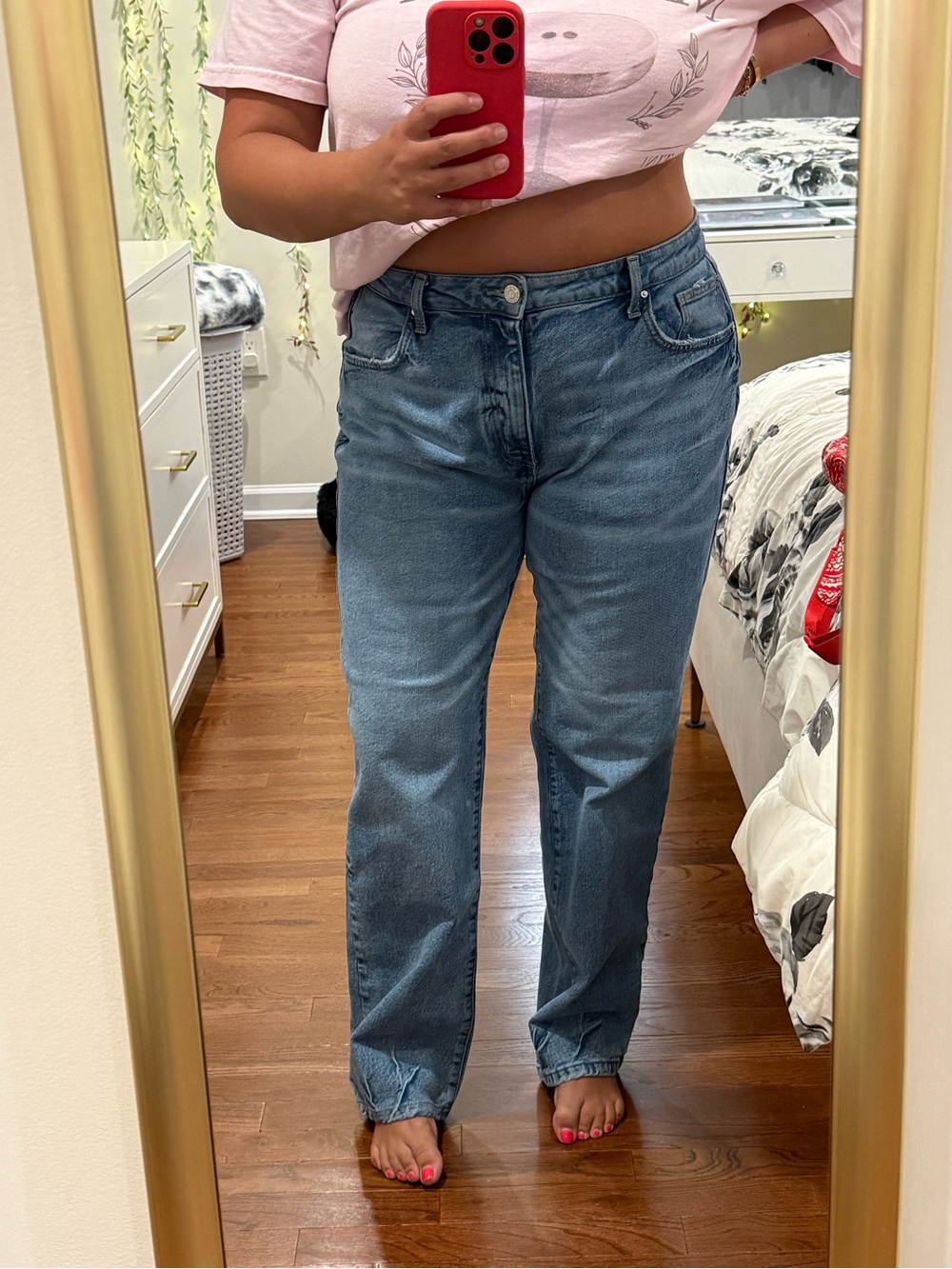 Cotton On Mid Blue Boyfriend Jeans for Women